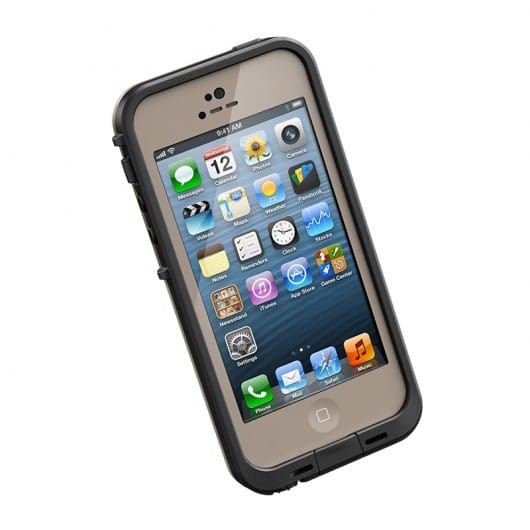 Waterproof Shockproof iPhone 5 Waterproof Protective Case - Dark Flat Earth Brown