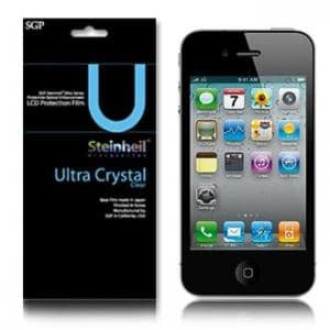 SGP Steinheil Ultra Crystal Clear LCD Screen Protection Film for iPhone 4