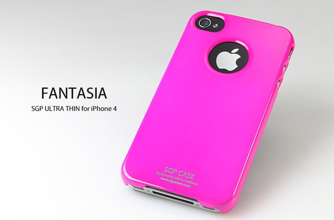 SGP iPhone 4 Case Ultra Thin Vivid Series Fantasia Pink