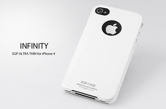 SGP iPhone 4 Case Ultra Thin Pastel Series Infinity White