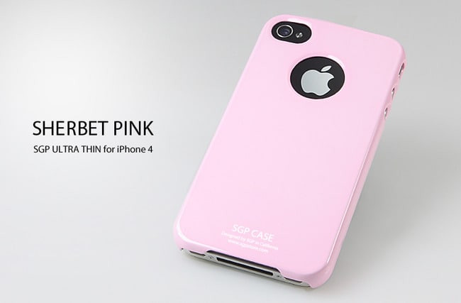 SGP iPhone 4 Case Ultra Thin Pastel Series Sherbet Pink
