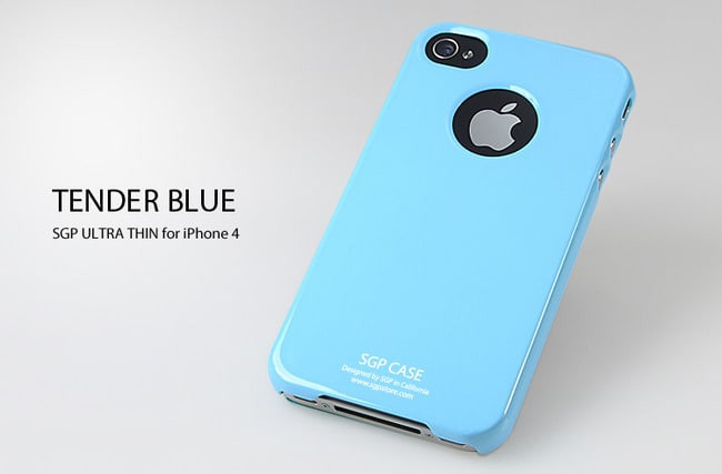 SGP iPhone 4 Case Ultra Thin Pastel Series Tender Blue