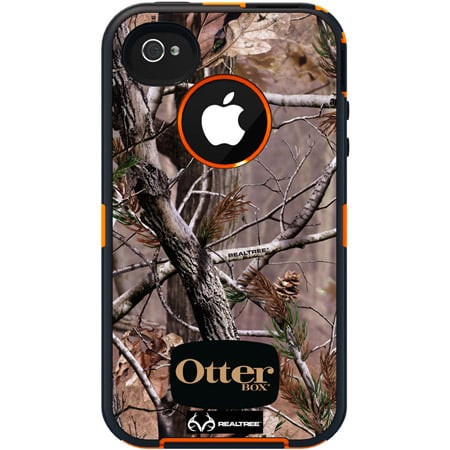 iPhone 4 4S Otterbox Defender Series with Realtree Camo AP Blazed