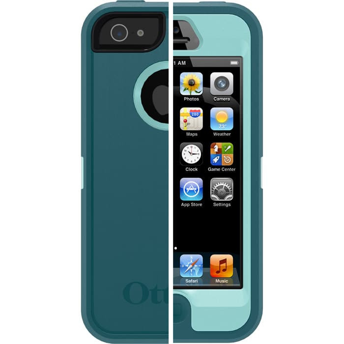Otterbox Defender Series Case for iPhone 5 5s SE - Aqua Blue / Mineral Blue