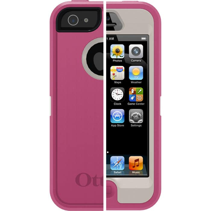 Otterbox Defender iPhone 5 Stone Grey / Peony Pink