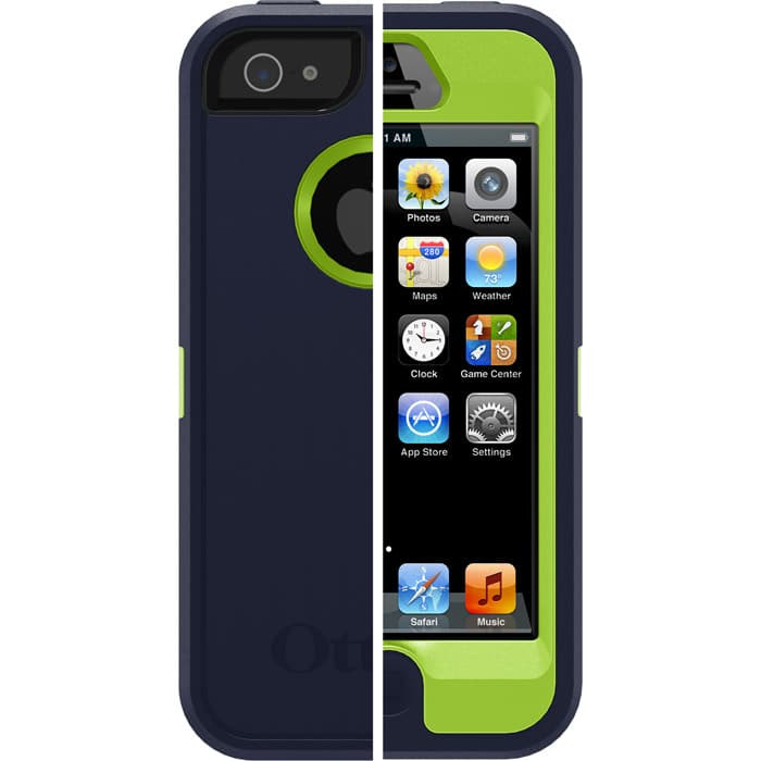 Otterbox Defender iPhone 5 Admiral Blue / Glow Green