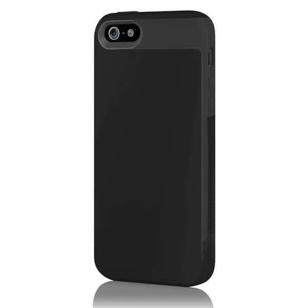 Incipio Faxion Black for iPhone 5 Slim Flexible Hard-Shell Case