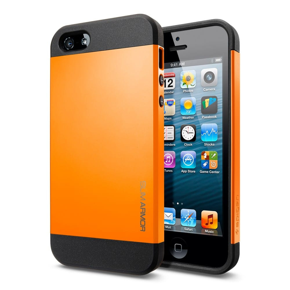 SGP Spigen iPhone 5 5s SE Case Slim Armor Tangerine Tango