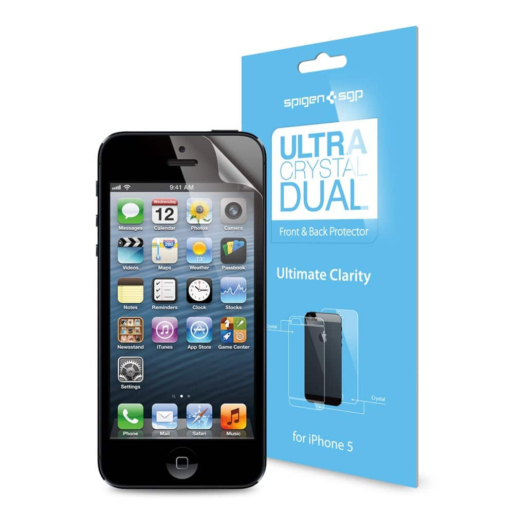SGP Steinheil Ultra Crystal Dual (SQ) Ultimate Clarity iPhone 5 Screen Protector