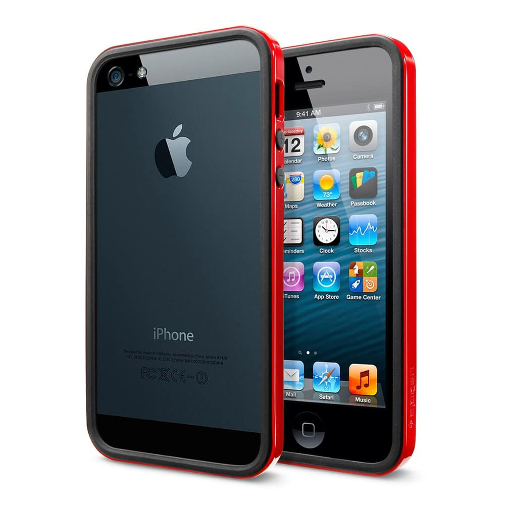 SGP Spigen Neo Hybrid EX Slim Vivid Dante Red iPhone 5 Case