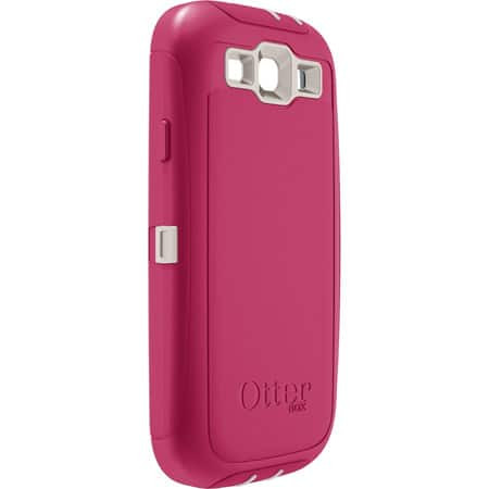 OtterBox Defender Case for Samsung Galaxy S3 - Blush (Stone Grey / Peony Pink)