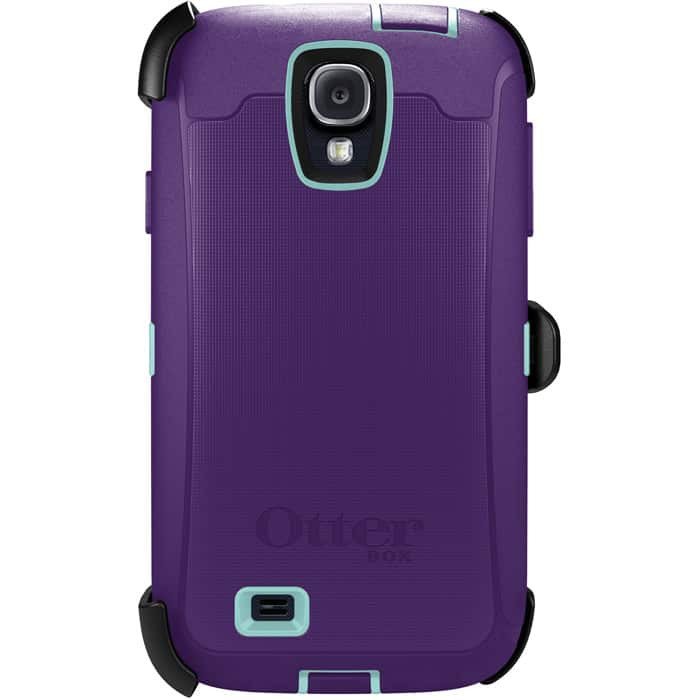 Otterbox Defender Lily Aqua Blue Violet for Galaxy S4