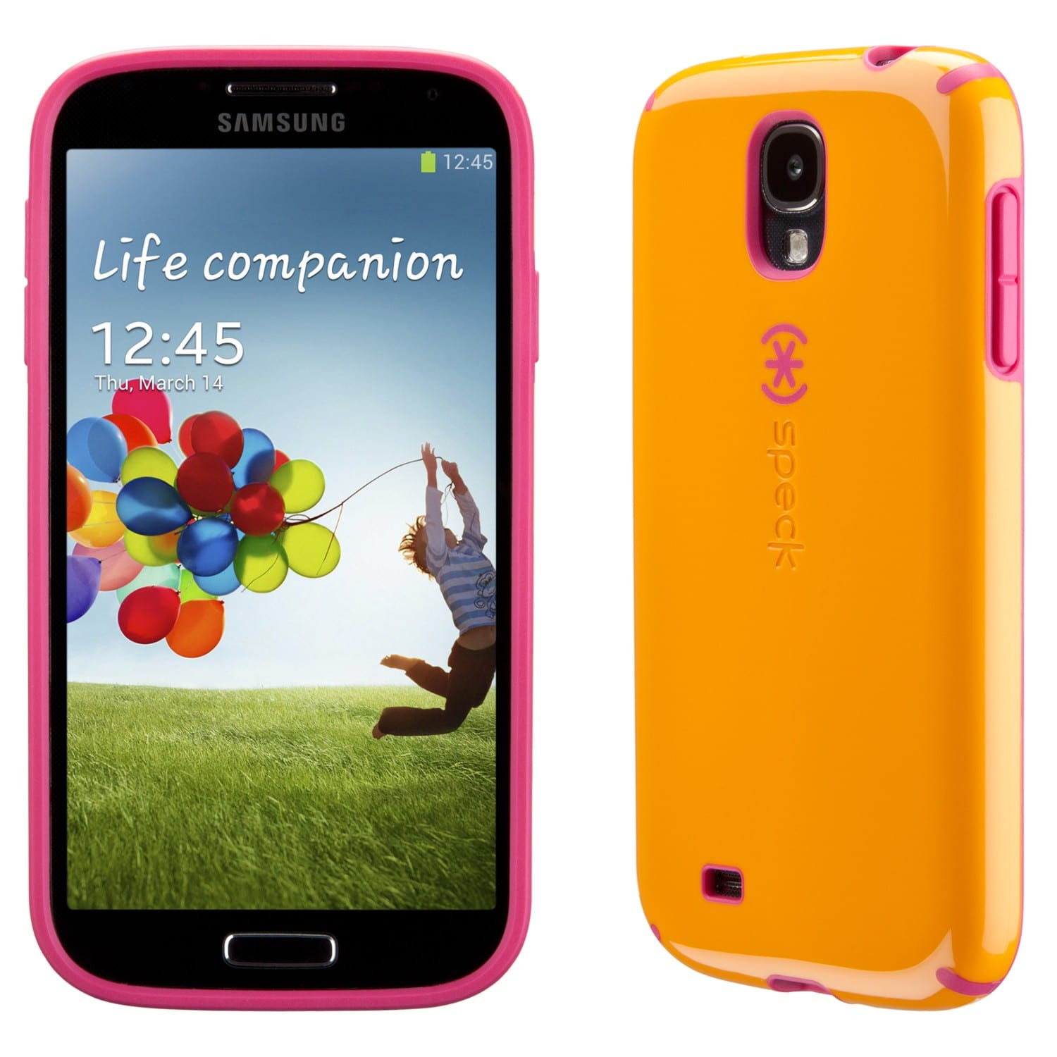 Speck CandyShell Mango Raspberry Case For Galaxy S4