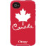 Otterbox Defender Series Graphics Case iPhone 4 4S Canada Flag